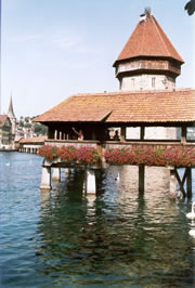 Puente de la capilla. Lucerna (Suiza)